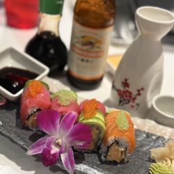 Blue Fin Japanese Sushi & Steakhouse - Alaska Rainbow Roll