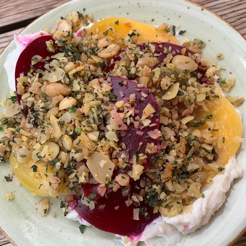 Gypsy Kitchen - Beets in whipped ricotta - Spanish Near Me - Atlanta, Georgia Gypsy Kitchen - Beets in whipped ricotta - Spanish Near Me - Atlanta, Georgia