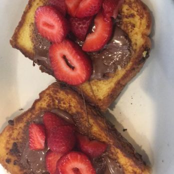 Crosstown Diner - Nutella French toast with strawberry - Diners Near Me - Bronx, New York Crosstown Diner - Nutella French toast with strawberry - Diners Near Me - Bronx, New York