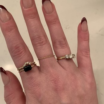 Amity Nail Spa - Colored French manicure - Nail Salons Near Me - Arlington, Virginia