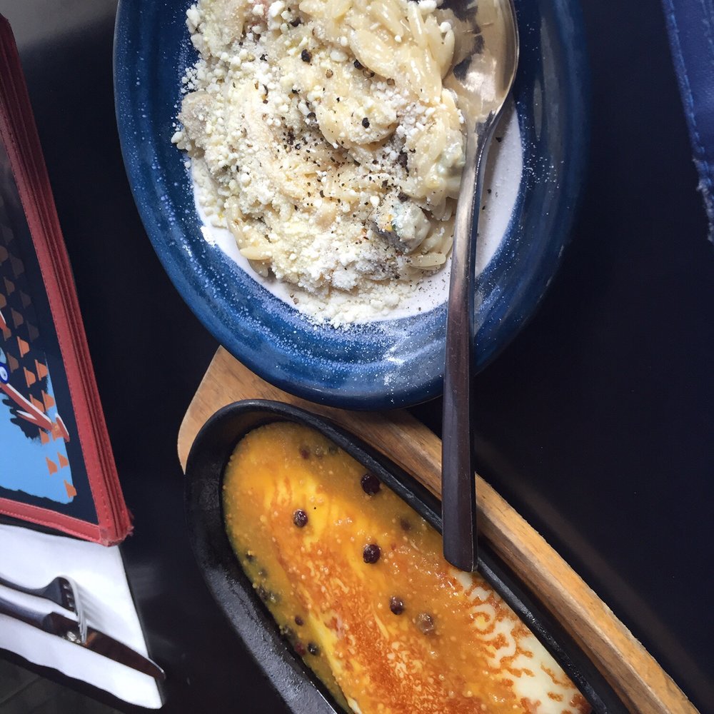 Gazi - Chicken meatballs and saganaki - International Near Me - Melbourne, VIC