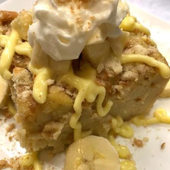 Queenz Bistro and Diner - Banana Pudding Bread Pudding - Diners Near Me - Reedville, Virginia Queenz Bistro and Diner - Banana Pudding Bread Pudding - Diners Near Me - Reedville, Virginia
