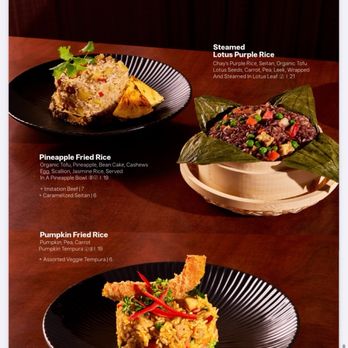 Chay Concept - Menu - Vegetarian Near Me - Bellevue, Washington