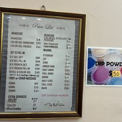 Top Nail - Updated pricing