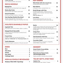 Current lunch menu Current lunch menu