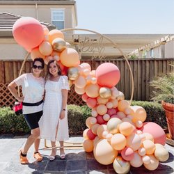 Party Popper Balloons - With Jasmina herself.