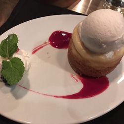 Warm butter cake