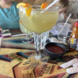 El Rancho Grande - House 30oz margarita on the rocks with salt