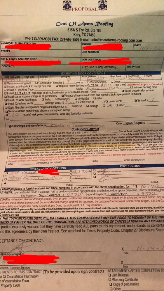 Slide of Coat of Arms Roofing