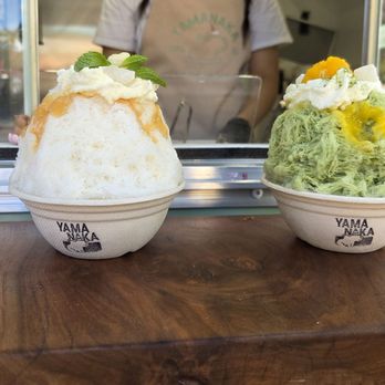 Yamanaka Kakigori - Jasmine Peach & Mango Matcha Tiramisu - Desserts Near Me Yamanaka Kakigori - Jasmine Peach & Mango Matcha Tiramisu - Desserts Near Me