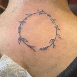 flower circle tattoo flower circle tattoo