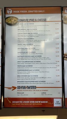 Menu photo 1 Twisted Mac Carmichael, CA