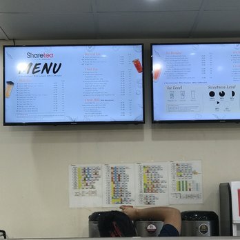 Sharetea - You can't even read what's on the menu!! - Bubble Tea Near Me - Louisville, Kentucky