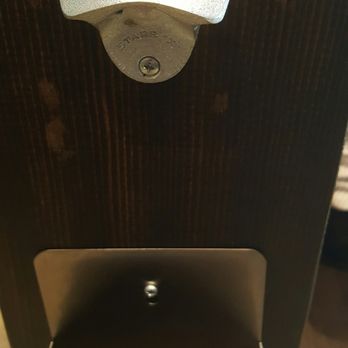The Stand - American Classics Redefined - Bottle opener near the counter - New American Near Me - Irvine, California