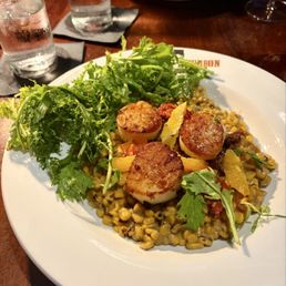 Short rib pot toast, best I've had. Scallops, best she'd had. Short rib pot toast, best I've had. Scallops, best she'd had.
