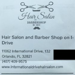 Hair Salon and Barber Shop on I-Drive - Definitely recommend if you are visiting or live in the area.