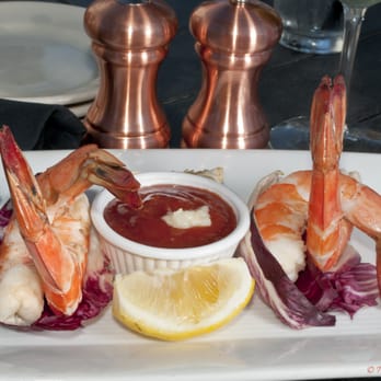 The Black Marlin - Shrimp Cocktail appetizer plate (monster shrimps!) with a great cocktail sauce and horseradish - Seafood Near Me - Tustin, California The Black Marlin - Shrimp Cocktail appetizer plate (monster shrimps!) with a great cocktail sauce and horseradish - Seafood Near Me - Tustin, California