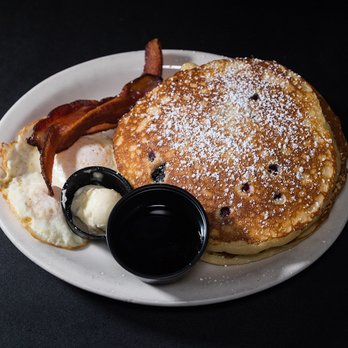Cappys Cafe - Chocolate Chip Pancake Combo - Breakfast & Brunch Near Me - Newport Beach, California Cappys Cafe - Chocolate Chip Pancake Combo - Breakfast & Brunch Near Me - Newport Beach, California