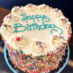 Bakeshop - Xtreme Sprinkles Cake with Writing