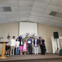 Napa Valley Montessori Learning Center - Napa Valley Montessori Primary and Elementary graduation! Josie and Kevin Gerber, Mayor Garcia and Mrs. Mayor, Mr. Alvin Bautista.