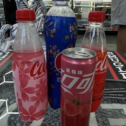 All the special Cokes and sodas