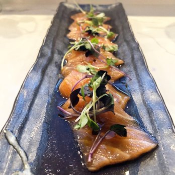 BluFish Sushi - Truffle Yuzu Salmon - Japanese Near Me - Glenview, Illinois BluFish Sushi - Truffle Yuzu Salmon - Japanese Near Me - Glenview, Illinois