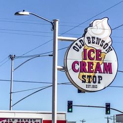 Old Benson Ice Cream Shop - Cute sign