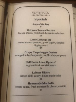 Menu photo 1 Scena Darien, CT