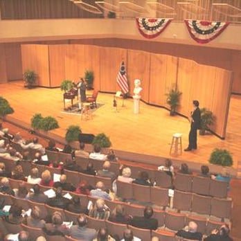 Pick-Staiger Concert Hall - a man on stage speaking to a crowd - Music Venues Near Me - Evanston, Illinois
