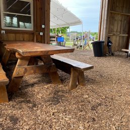 Entry to the tables area