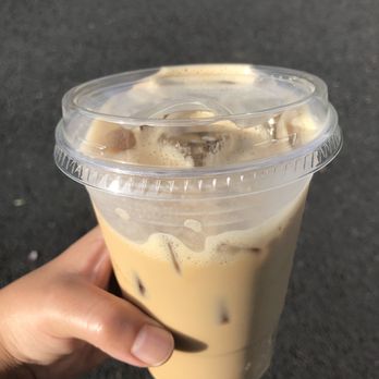 Caboose Commons - Iced oat milk latte - Breweries Near Me - Fairfax, Virginia