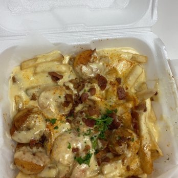 Encore Rouge - Loaded Shrimp Fries - New American Near Me - Birmingham, Alabama