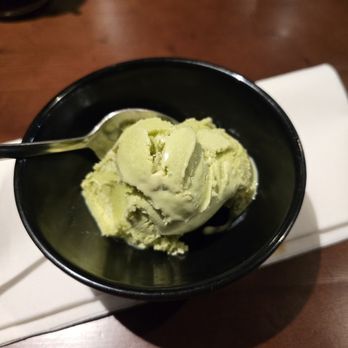 Miga Sushi - green tea ice cream after AYCE - Sushi Bars Near Me - Livingston, New Jersey Miga Sushi - green tea ice cream after AYCE - Sushi Bars Near Me - Livingston, New Jersey