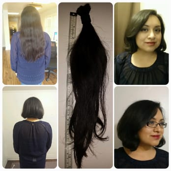 Salon A. - Hair donation/Birthday haircut. Kimberlee did a great job :) - Hair Salons Near Me - Monterey, California Salon A. - Hair donation/Birthday haircut. Kimberlee did a great job :) - Hair Salons Near Me - Monterey, California