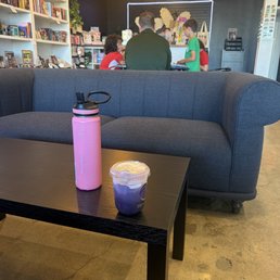 Game night and ultra violet iced latte Game night and ultra violet iced latte