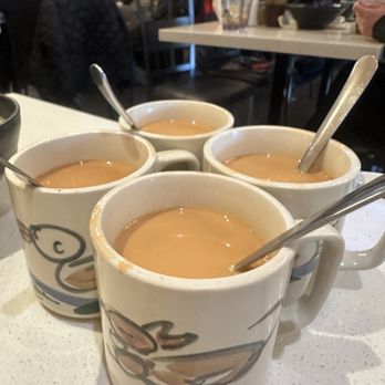 Matsuya - Hot Milk Tea (included with combo) - Korean Near Me - Markham, Ontario