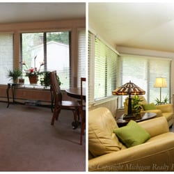 Downriver Home Staging LLC - Family Room Before/After Staging
