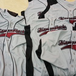 Stitches & Screens - The jerseys were corrected but the parents did not want to pay for the additional cost of fully custom applique.