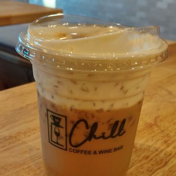 Chill Coffee and Wine Bar - Crème brûlée latte - Coffee & Tea Near Me - Fort Worth, Texas