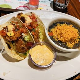 Coconut shrimp tacos