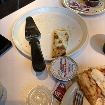 Godfather's Pizza - Cheese bread I already ate some - Pizza Near Me - Thornton, Colorado