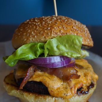 Brgr Stop - Burger of the month: Pride of the South Instagram: @fluent_in_food - American Near Me - Fort Lauderdale, Florida Brgr Stop - Burger of the month: Pride of the South Instagram: @fluent_in_food - American Near Me - Fort Lauderdale, Florida