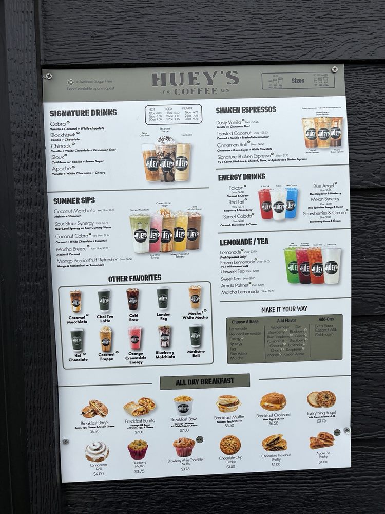 Huey’s Coffee Logo