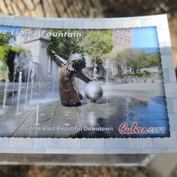 The Lion's Fountain - Postcard   09-04-2022