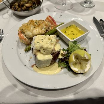 Scotch & Sirloin - Filet Oscar with a lobster tail. - Steakhouses Near Me - Wichita, Kansas