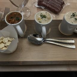 The chowder flight - a great choice The chowder flight - a great choice