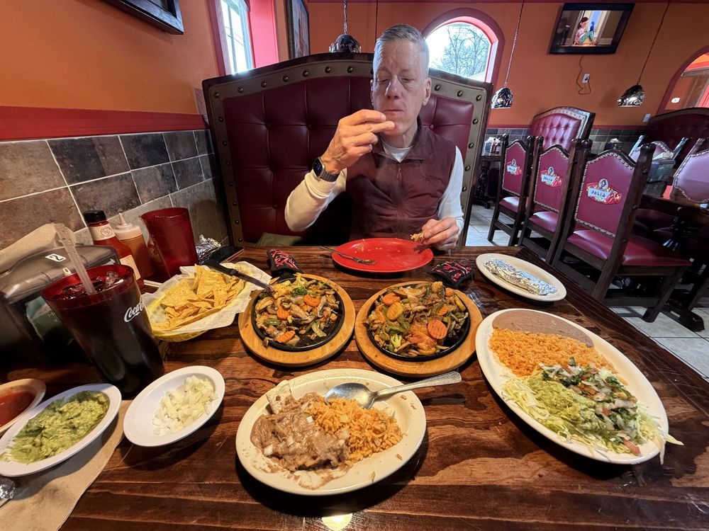 Food from Julia's bakery and deli and mexican food