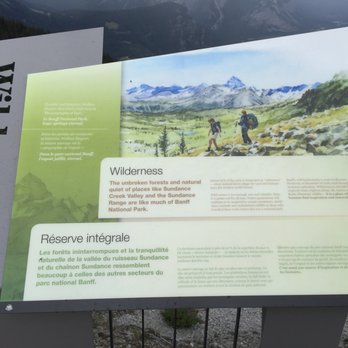 Banff Gondola - Signage on the mountain - Parks Near Me - Banff, Alberta Banff Gondola - Signage on the mountain - Parks Near Me - Banff, Alberta