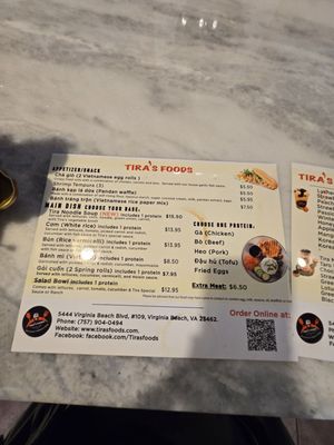 Menu photo 6 Tira's Foods Virginia Beach, VA