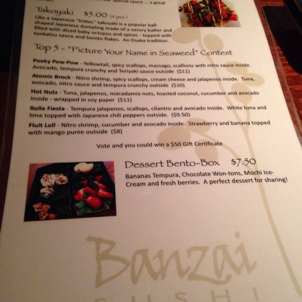 Banzai Sushi - Sushi Bars Near Me - Denver, Colorado Banzai Sushi - Sushi Bars Near Me - Denver, Colorado